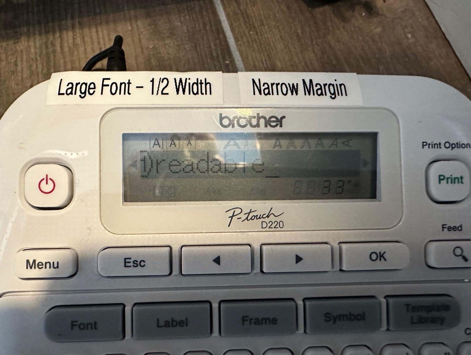 Brother P-Touch PTD220 Home/Office Everyday Label Maker | Prints TZe Label Tapes up to ~1/2 inch White | Qwerty Keyboard, Prints on Brother TZe Laminated Tapes Up to 12mm, 180 Dpi, 2-Line Print, Saves 30 Labels customer photo 2