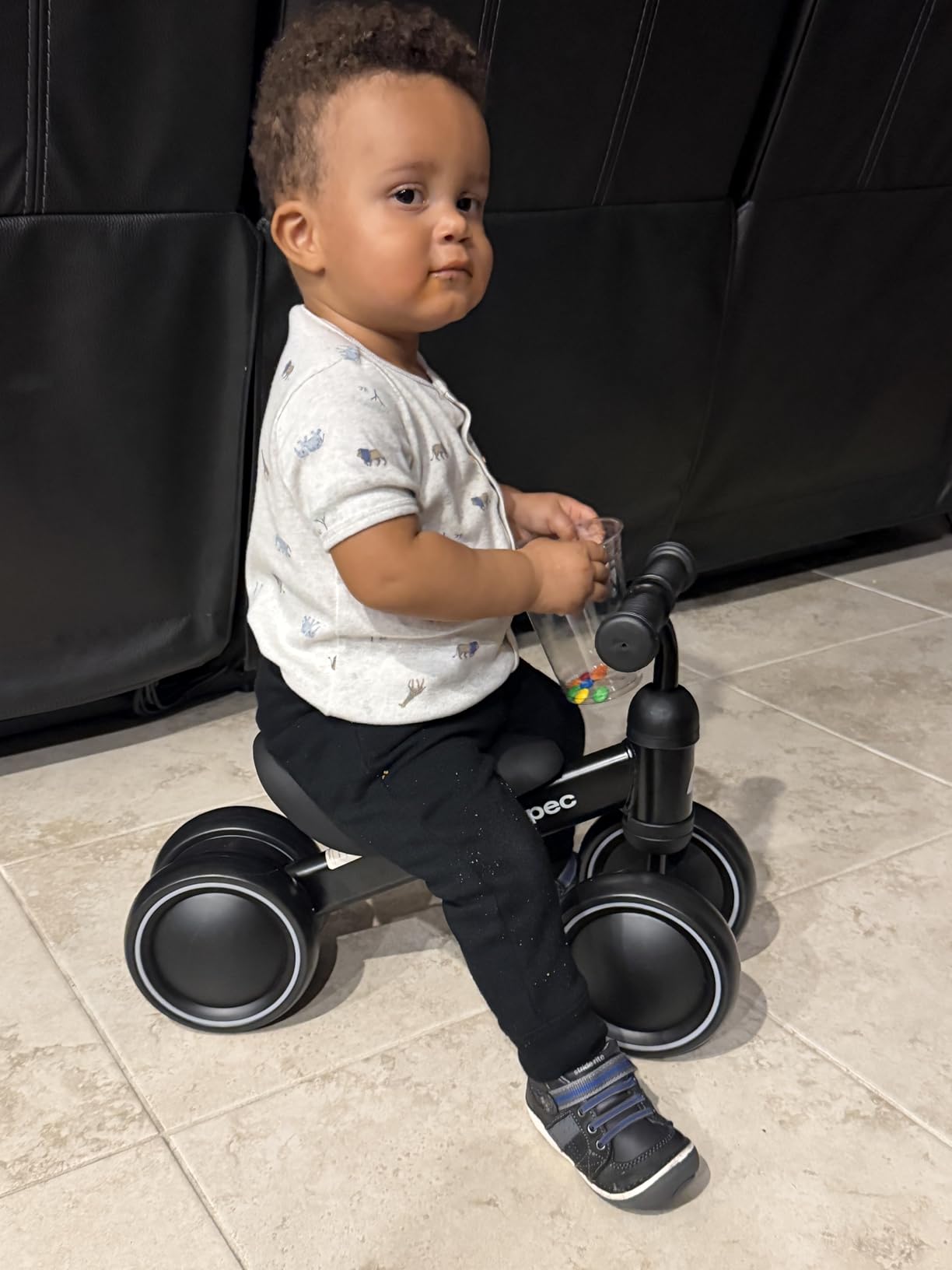 Retrospec Cricket Baby Balance Bike, 4-Wheel Ride-On Toy for Ages 12-24 Months customer photo 1