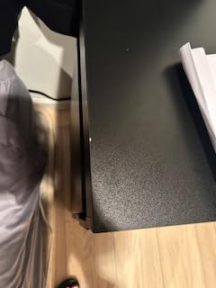 ADORNEVE Black Nightstand with Charging Station and LED Lights | Modern Night Stand with Sliding Top, Bedside Table with Drawers, Bed Side Tables Bedroom customer photo 1