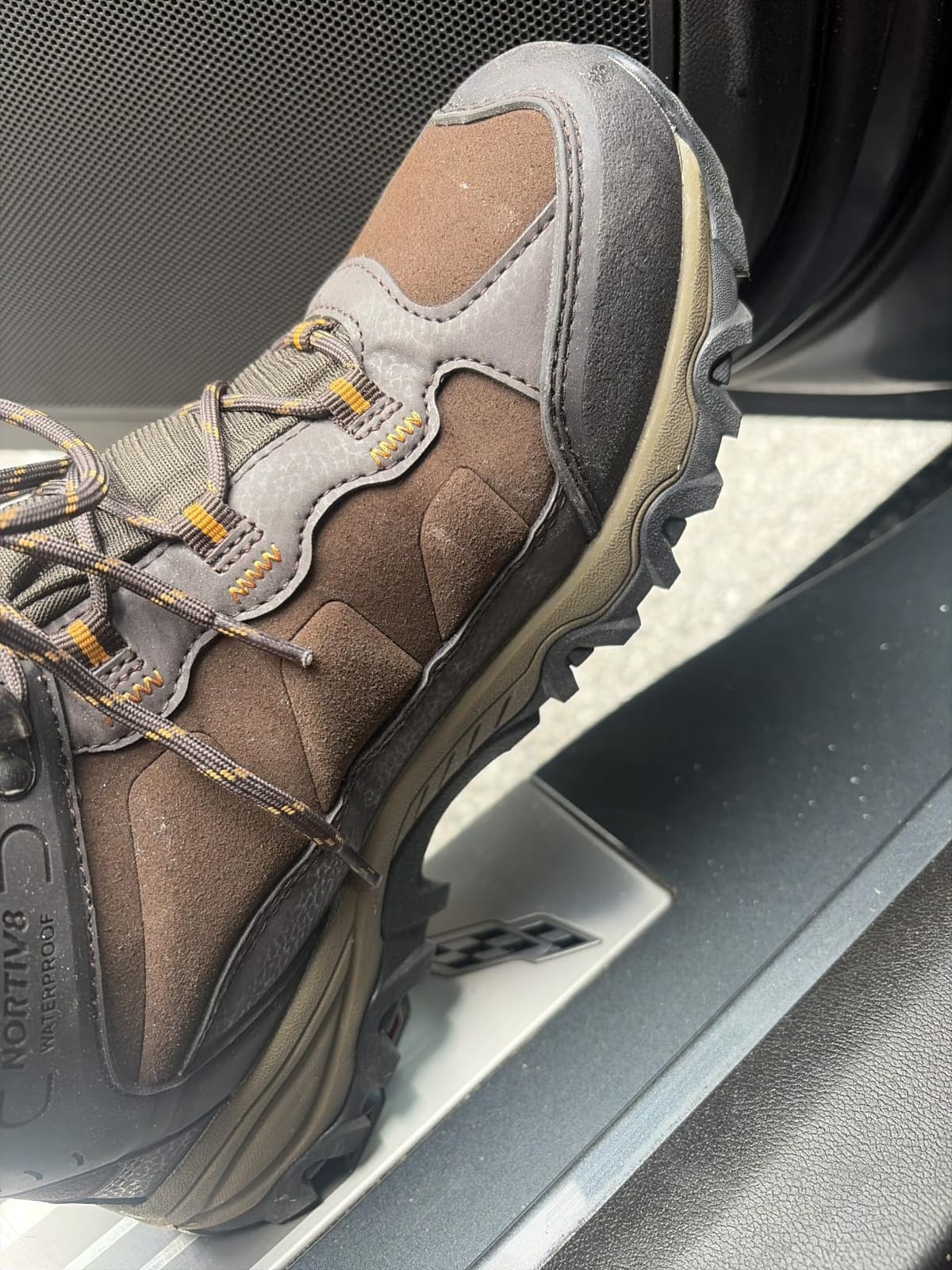 NORTIV 8 Men's Waterproof Lightweight Hiking Boots | Mid Top Suede Hiking Boots for Outdoor Trekking, Camping and Mountaineering Paladin customer photo 1