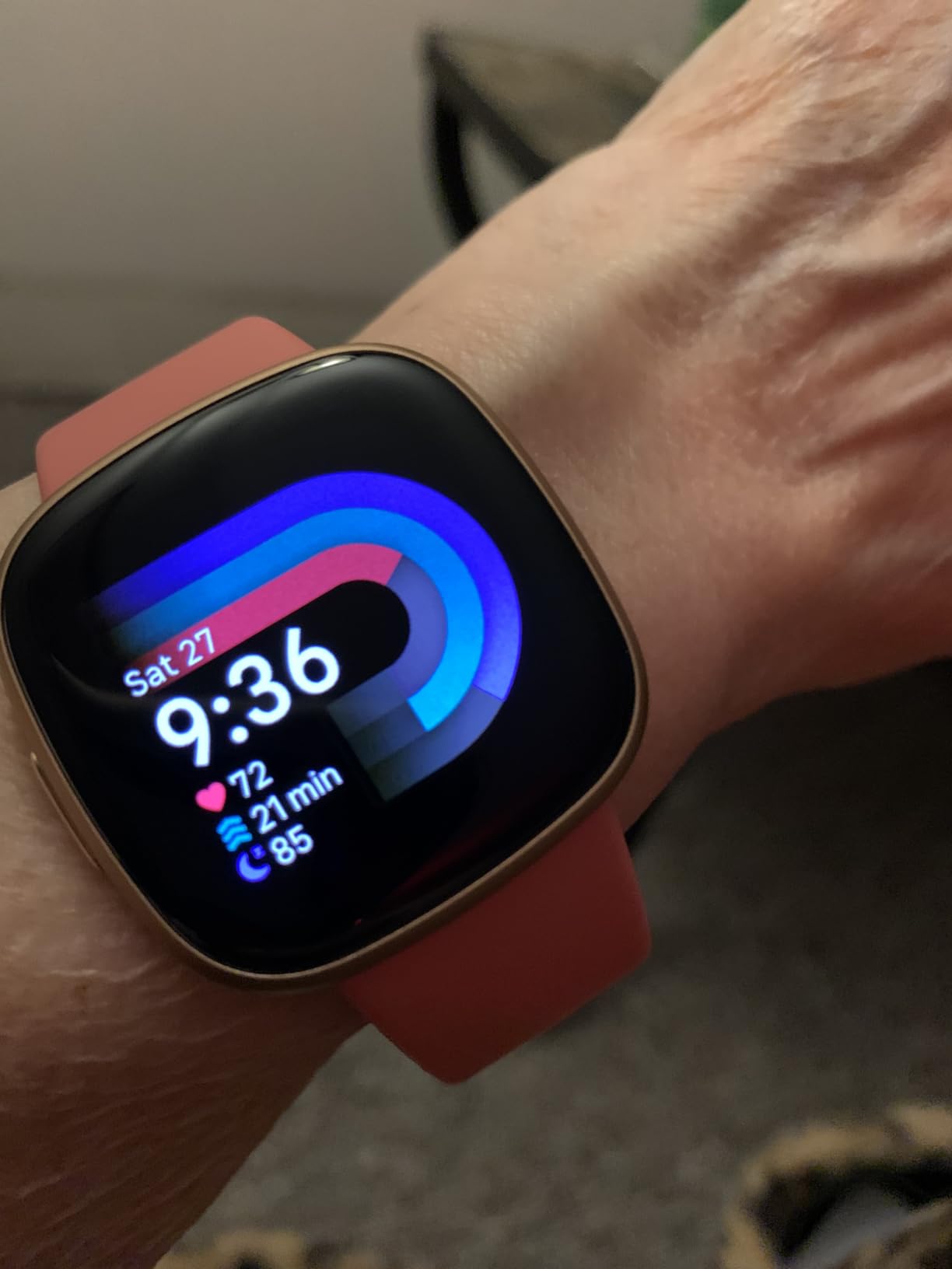 Google Fitbit Versa 4 Fitness Smartwatch, 24/7 Heart Rate - Black/Graphite | Daily Readiness, 3-month Google Health Premium Membership included, GPS, 40+ exercise modes, sleep tracking customer photo 2