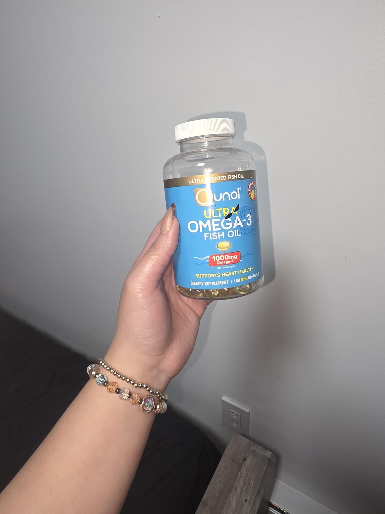 Qunol Ultra Omega-3 Fish Oil Mini Softgels, 1000mg EPA + DHA, 180ct | High Potency, Ultra-Purified Fish Oil, Support Heart Health and Brain Health, Lemon Flavor, Easy to Swallow Minis customer photo 2