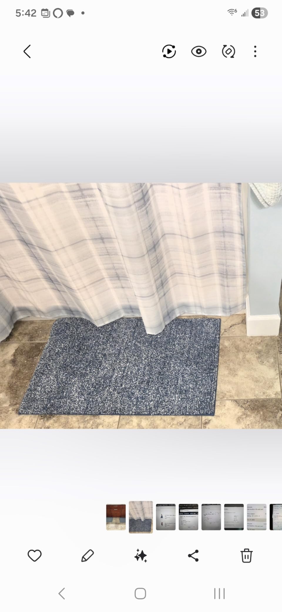 Yimobra Cushioned Anti-Fatigue Bathroom Rug, Bath Mat Non Slip Washable, Dense Soft Microfiber for Bathroom Sink, Shower, Tired Feet Comfort, Absorbent, 32