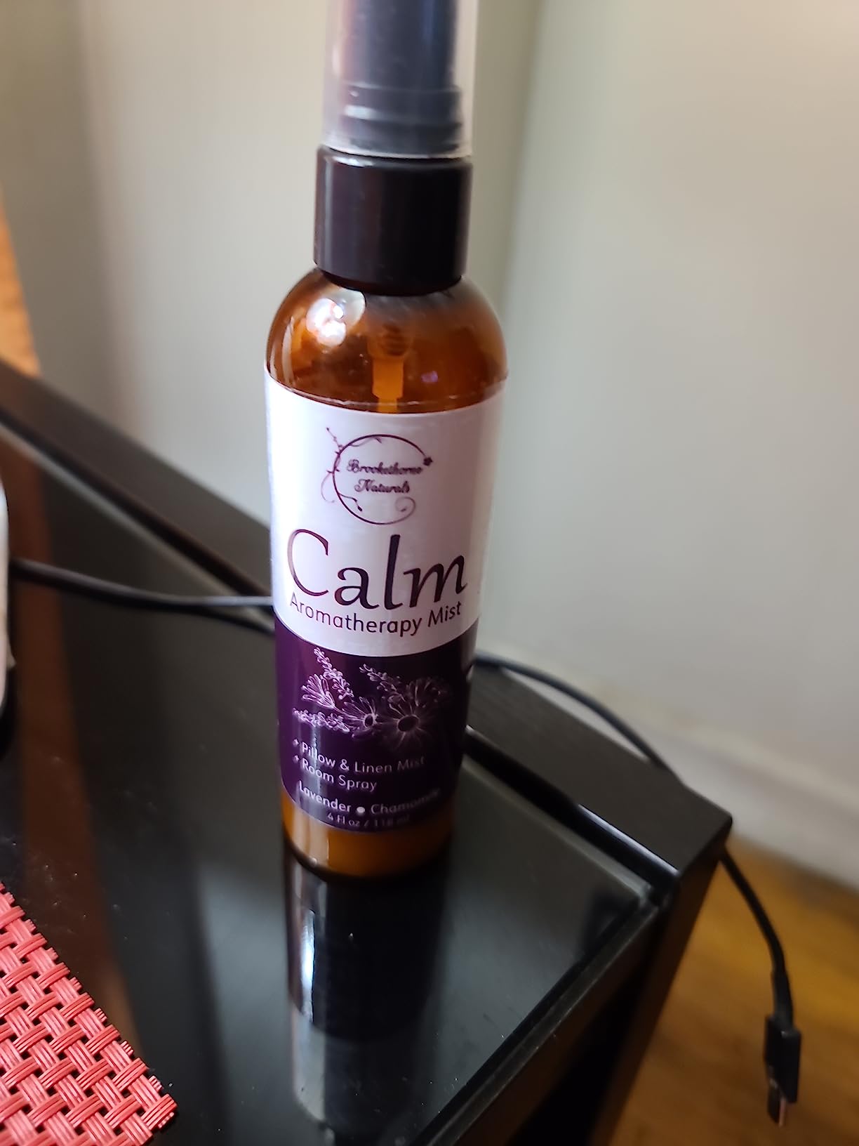 Calm Aromatherapy Mist with Lavender & Chamomile Essential Oil. Natural Sleep & Pillow Spray, Room & Linen Mist. Lavender Spray Air Freshener for Relaxation & Sleep - Brookethorne Naturals customer photo 2