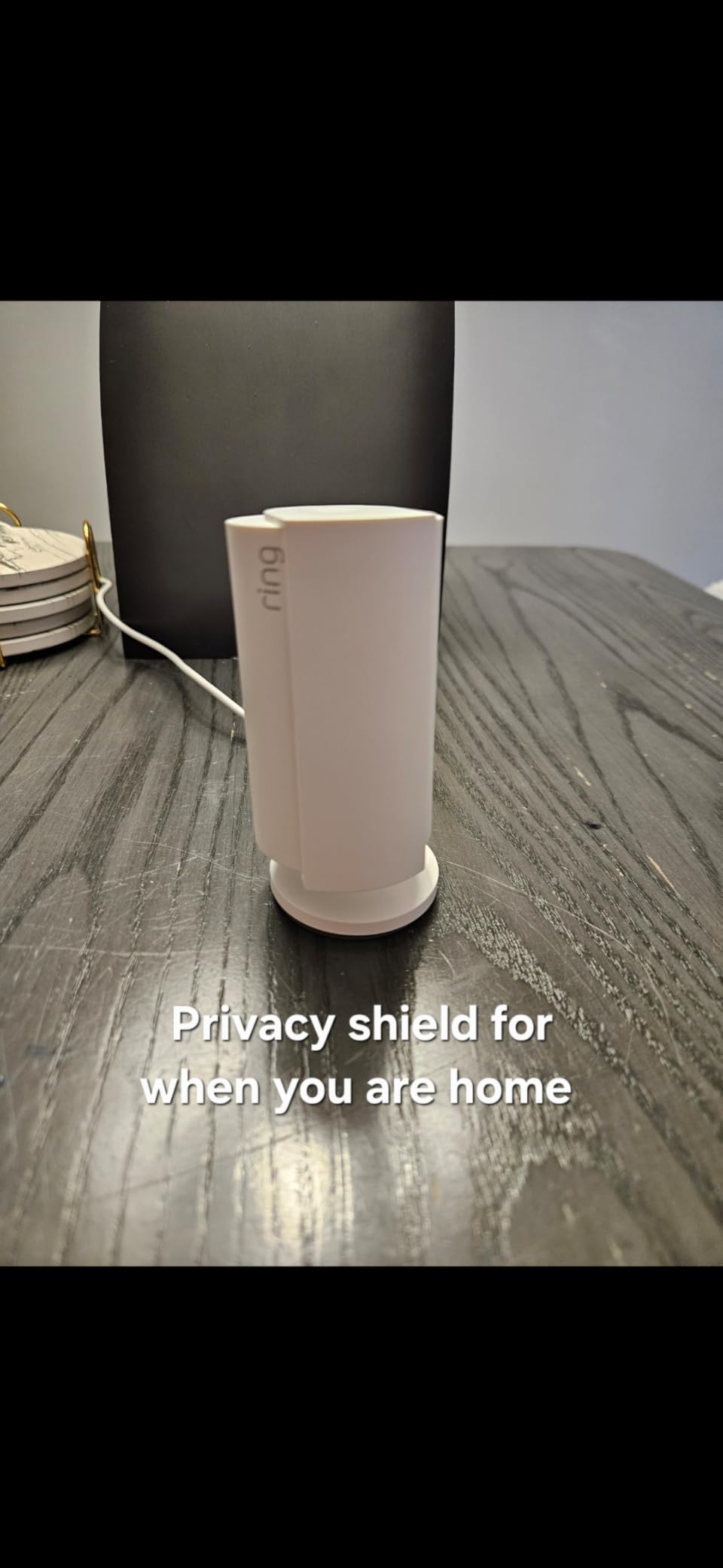 Ring Indoor Cam (newest model) - Home or business security in 1080p HD video, Black customer photo 1