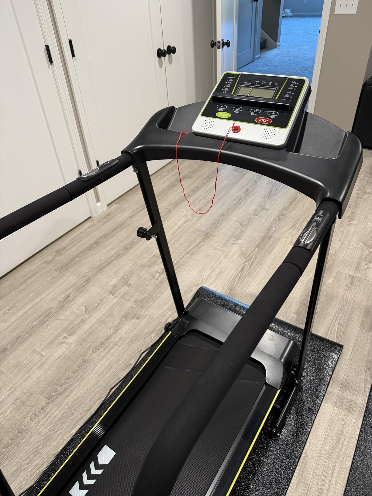 Redliro Walking Treadmill for Seniors with Long Handrails for Home | 0.3 MPH Slow Start, 300 lb Capacity, 0-2% Incline, Fully Flat, Auto Lubrication, Soft Drop System, Rehab Treadmill for Elder customer photo 1