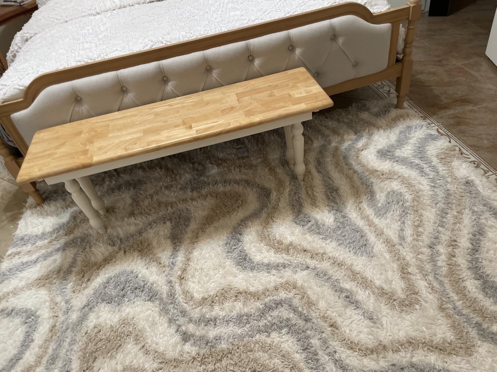 Boraam Windsor Backless Dining Bench - Equistian Green customer photo 2