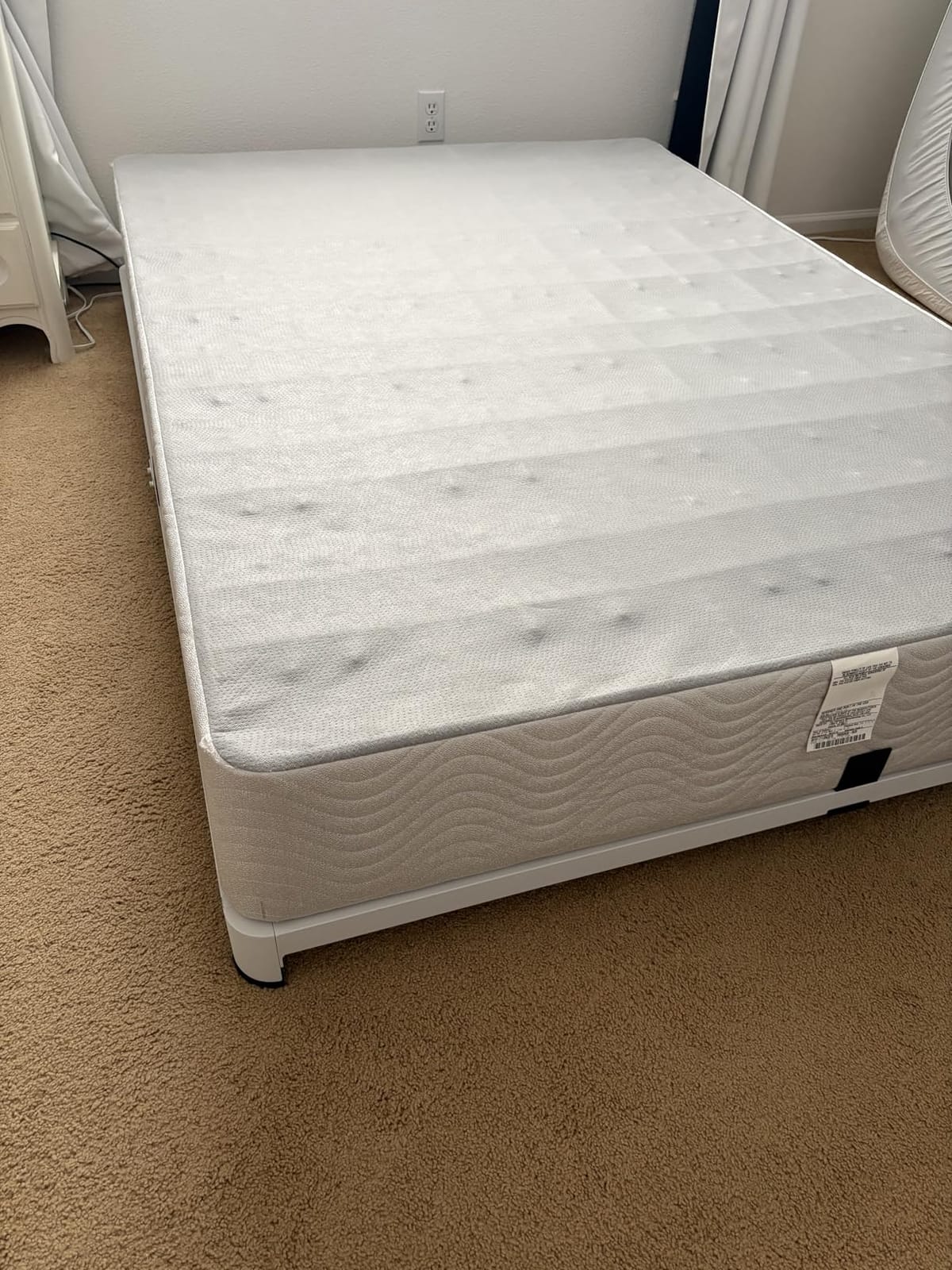 MAF 14 Inch King Metal Platform Bed Frame with Round Corner Legs | Mattress Baffle, 3000 LBS Heavy Duty Steel Slat Support, Noise Free, No Box Spring Needed, Easy Assembly, 12.4