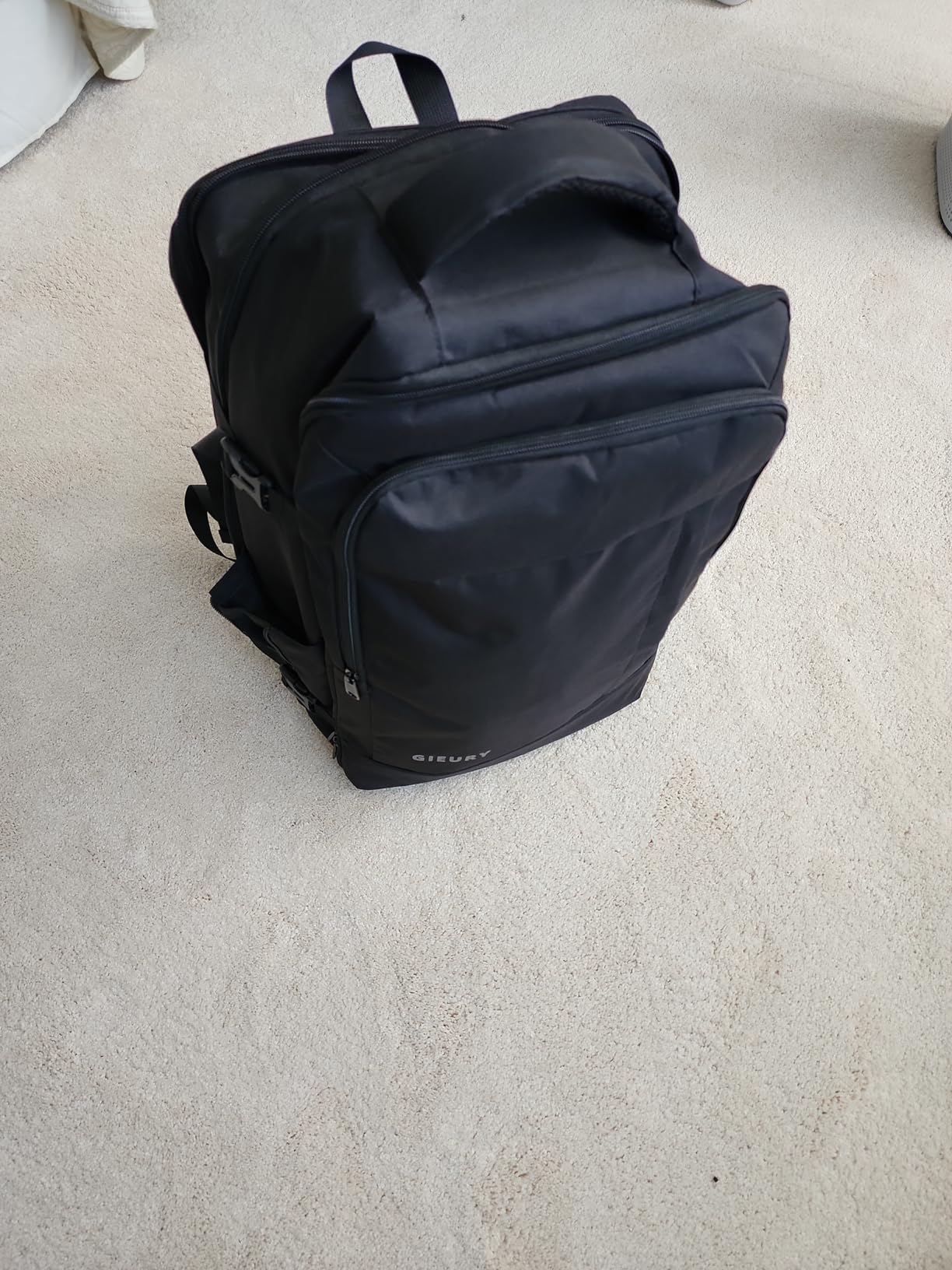 Carry On Backpack, Expandable Extra Large Travel Backpack for Men Women | 40L-50L Expandable, TSA Flight Approved, Shoe Compartment, Anti-Theft, Lightweight 17.3