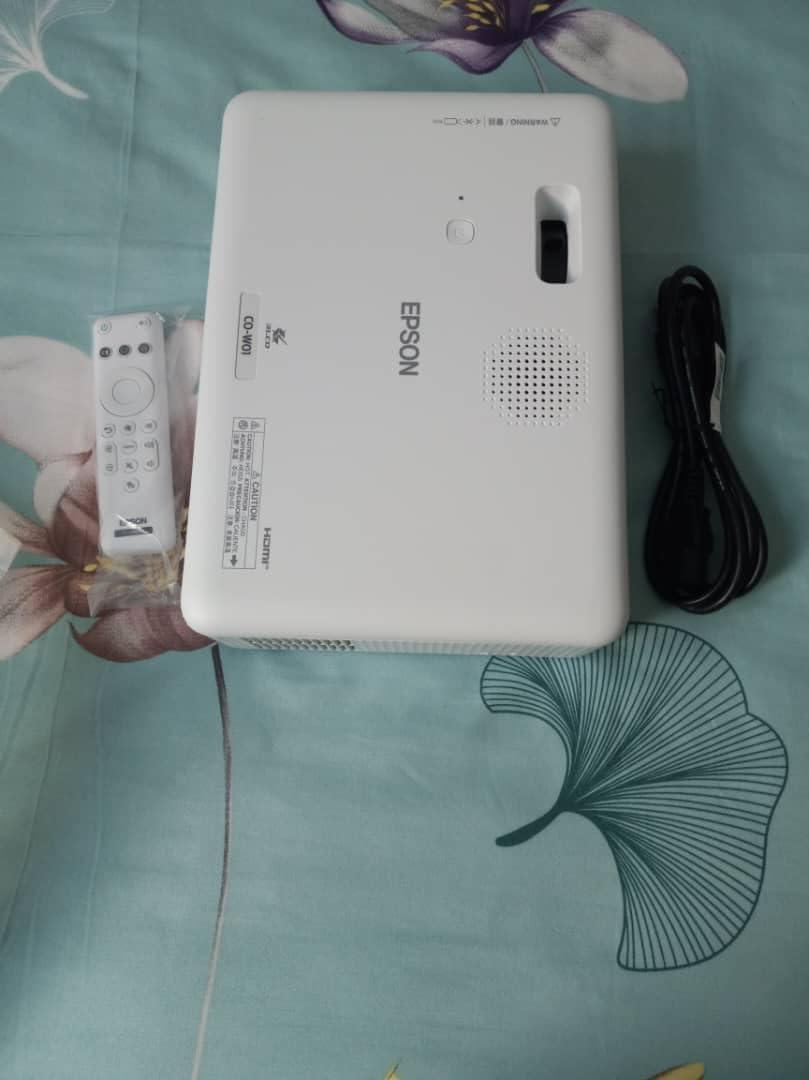 Epson EpiqVision Flex CO-W01 Portable Projector 3-Chip 3LCD Technology | 3000 Lumens of Color and White Brightness 300-Inches Display HDMI Port Built-in Speaker Home Theater and Work customer photo 2