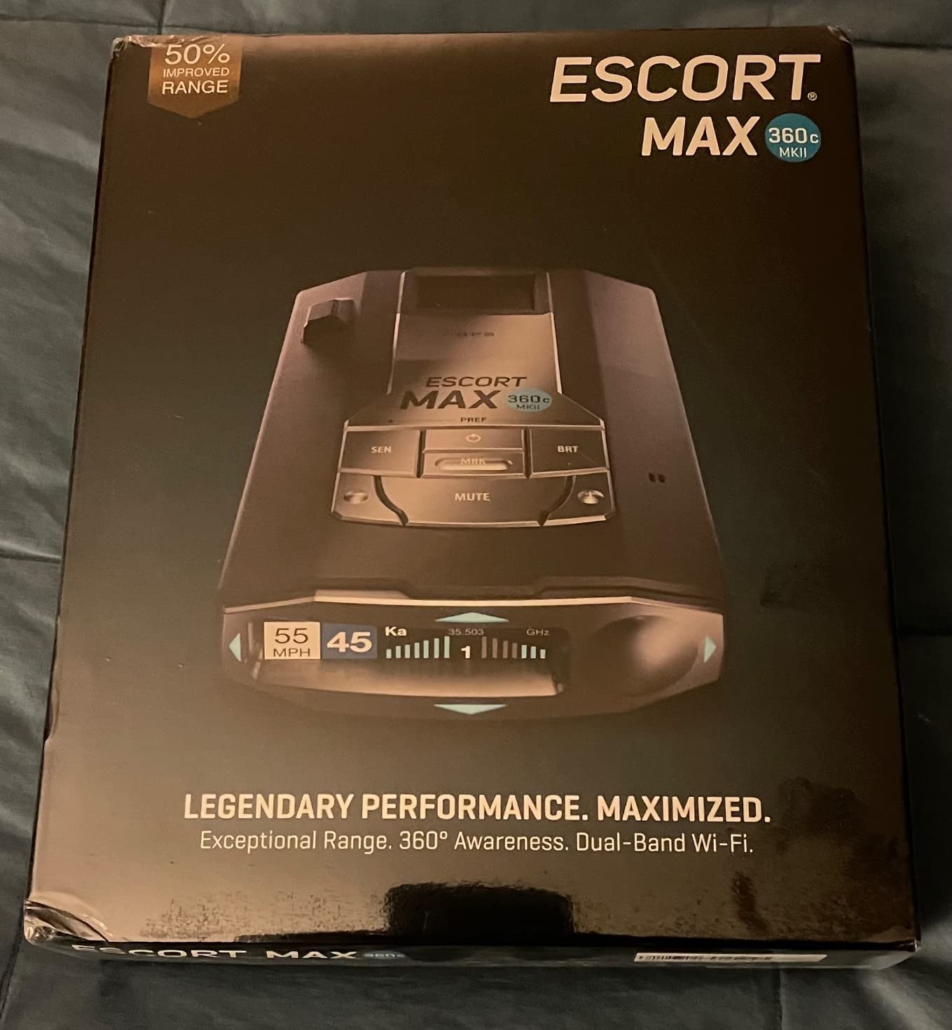 Escort MAX 360c MKII Laser Radar Detector, 360° Directional Arrows, Black | Dual-Band Wi-Fi and Bluetooth Enabled, Exceptional Range, Shared Alerts, Apple CarPlay and Android Auto Compatible customer photo 2