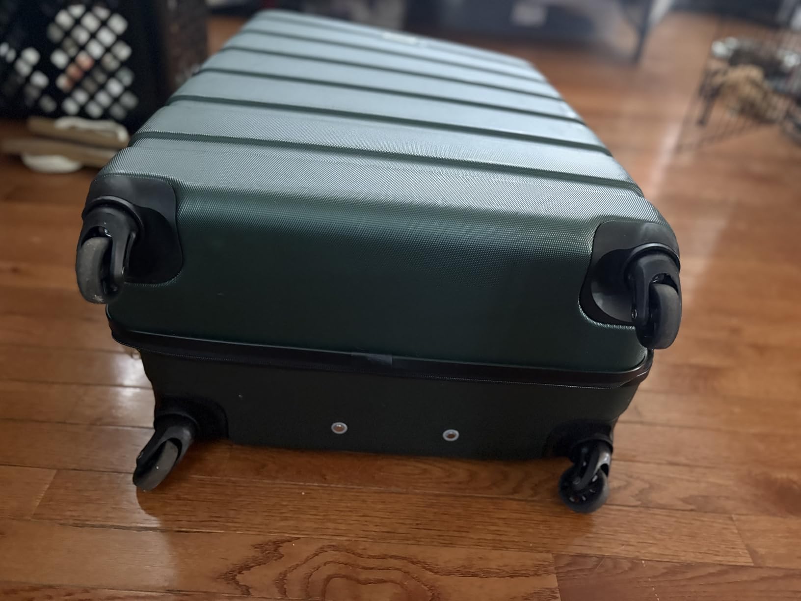 Coolife Luggage Set, Lightweight Durable Hardshell, 3 piece, Apricot Navy | suitcase set with 360° Spinner Wheels, TSA-approved Lock, Checked Family Travel, 20/24/28 Inch customer photo 1