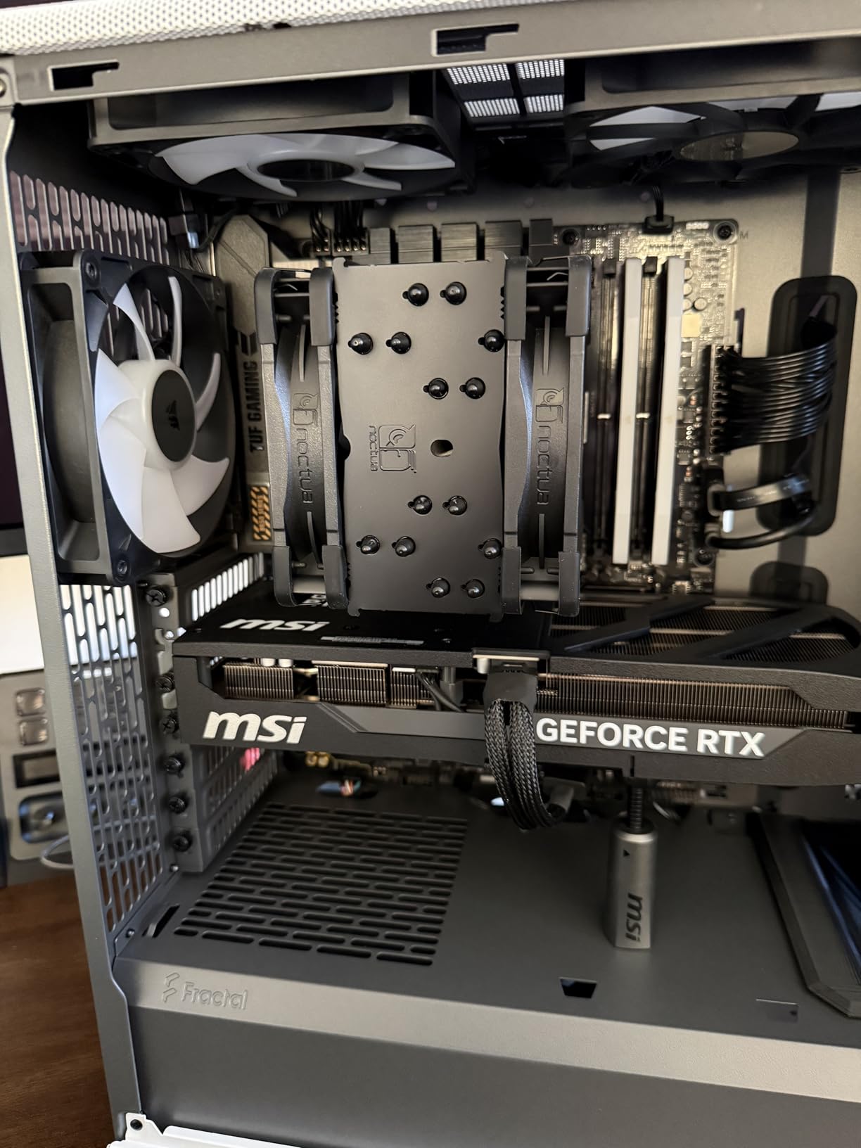 TUF Gaming B650-PLUS WiFi AMD B650 AM5 Ryzen Desktop 9000 8000 and 7000 ATX Motherboard, 14 Power Stages, PCIe 5.0 M.2, DDR5 Memory, WiFi 6 and 2.5 Gb Ethernet, USB4 Support Aura Sync customer photo 1