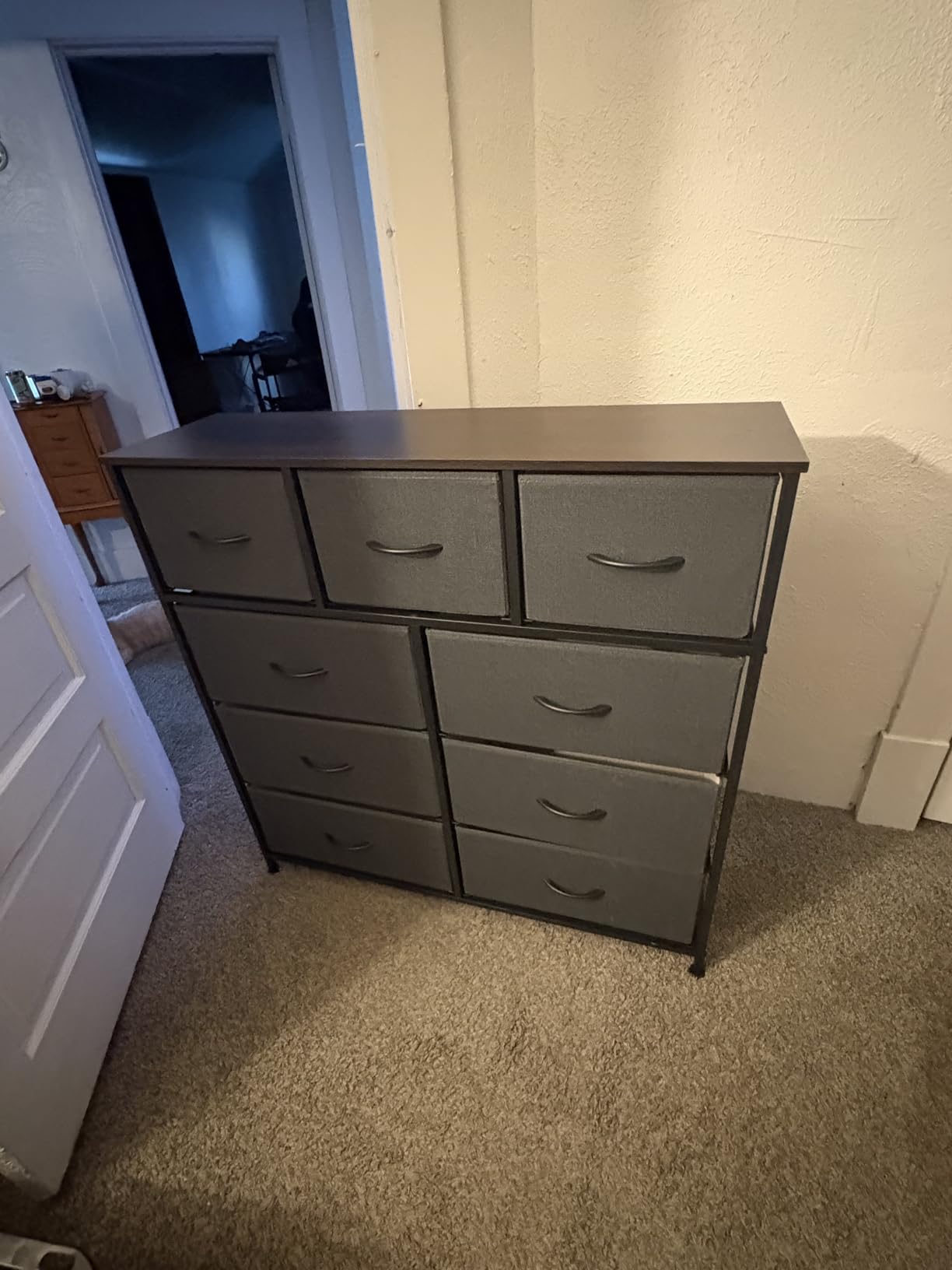 WLIVE Tall Dresser for Bedroom, 9 Drawer Chest of Drawers, White Wood Grain customer photo 1