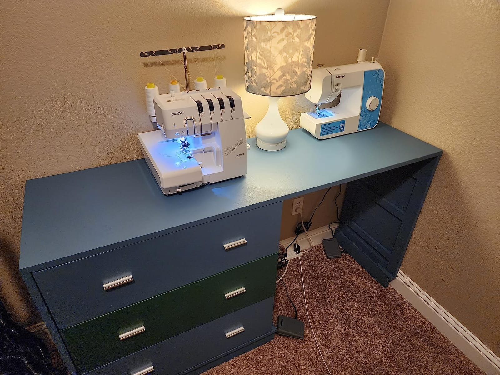 Brother AIR1800 Air Serger Sewing Machine with Jet Air Threading | Jet Air Threading, 2/3/4 Thread, LED Lit Work Area customer photo 2