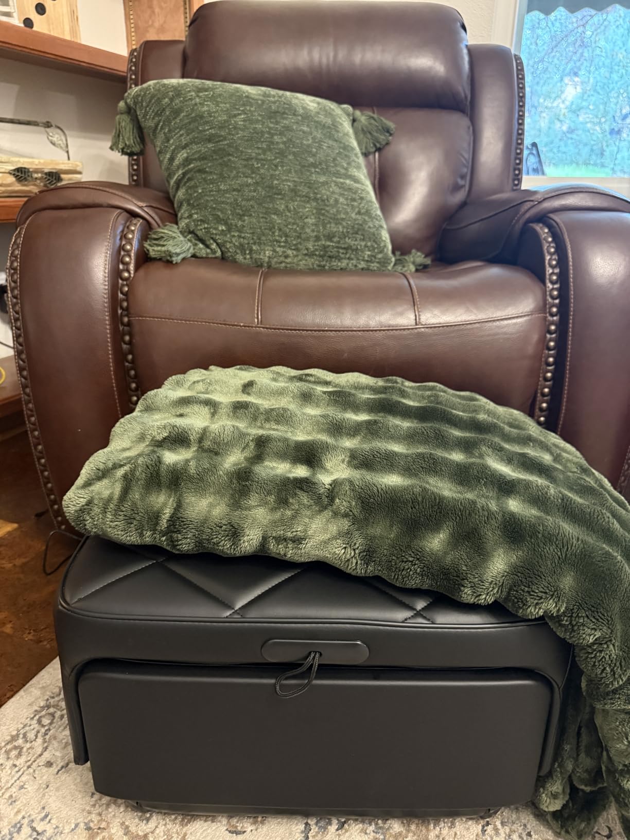 COMFIER 2-in-1 Shiatsu Foot Massager & Foot Rest with APP Control customer photo 2