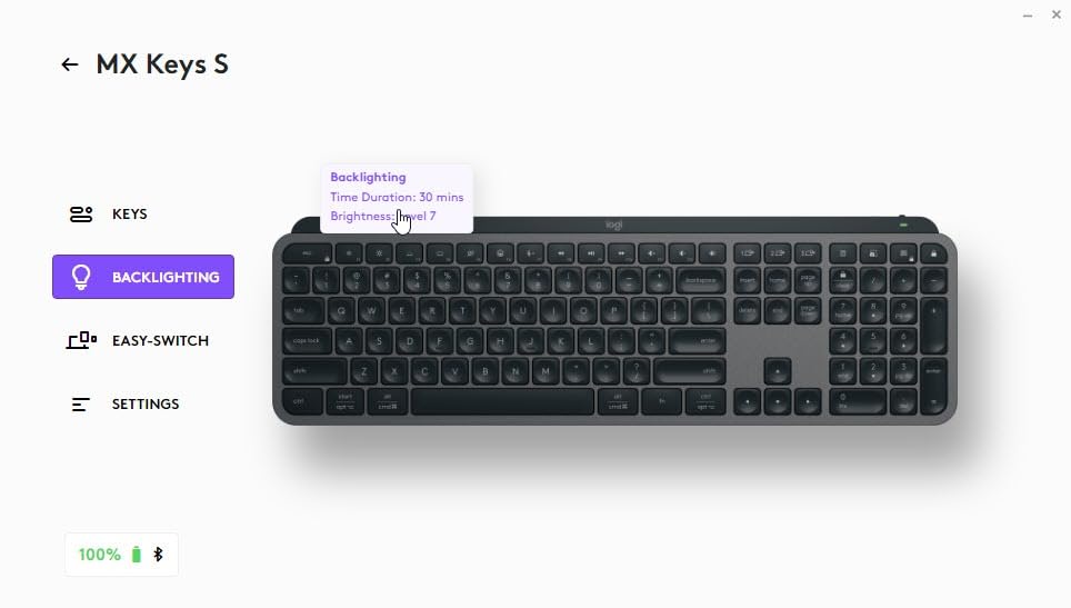 Logitech MX Keys S Wireless Keyboard Low Profile Fluid Precise - Graphite customer photo 2