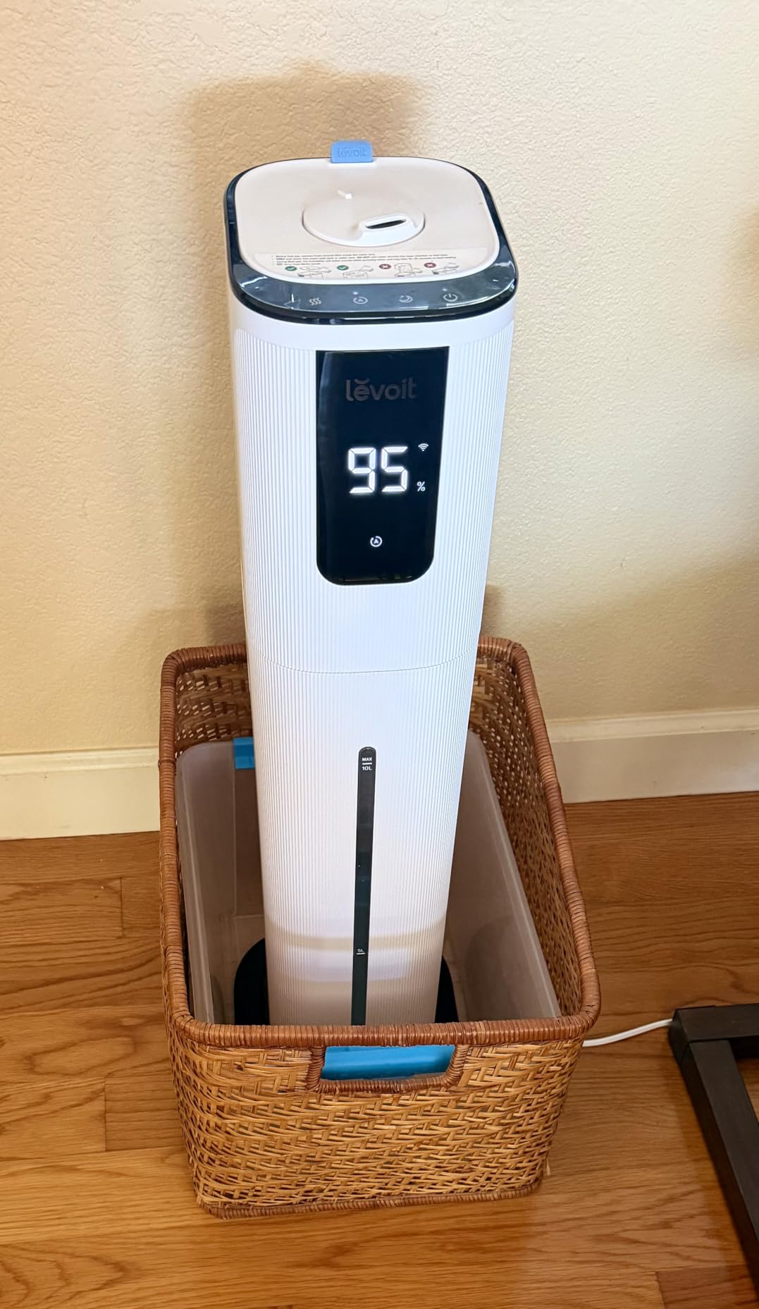 LEVOIT OasisMist 1000S (10L) Smart Humidifier for Home Large Room Bedroom, Last 100 Hours, Cover up to 600ft², Easy Top Fill, Remote & Voice Control, Auto Mode, Quiet customer photo 2