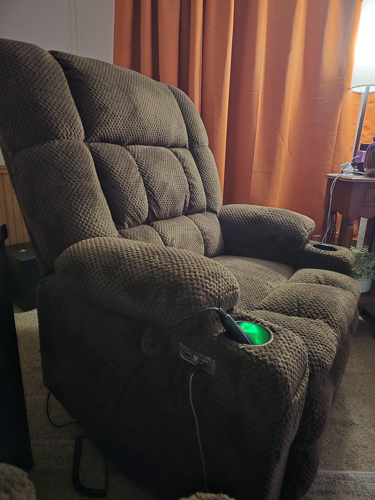 MCombo Dual Motor Power Lift Recliner Chair for Elderly, Massage Heat 7890 customer photo 1