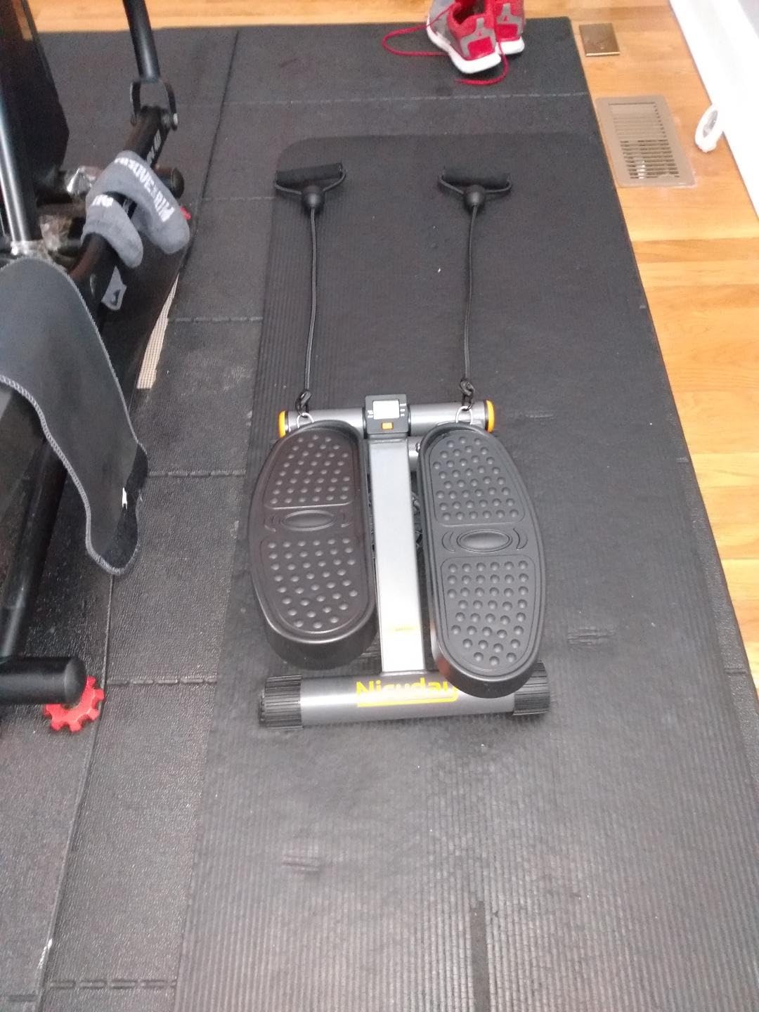Niceday Steppers for Exercise, Stair Stepper with Resistance Bands, Mini Stepper with 300LBS Loading Capacity, Hydraulic Fitness Stepper with LCD Monitor customer photo 1