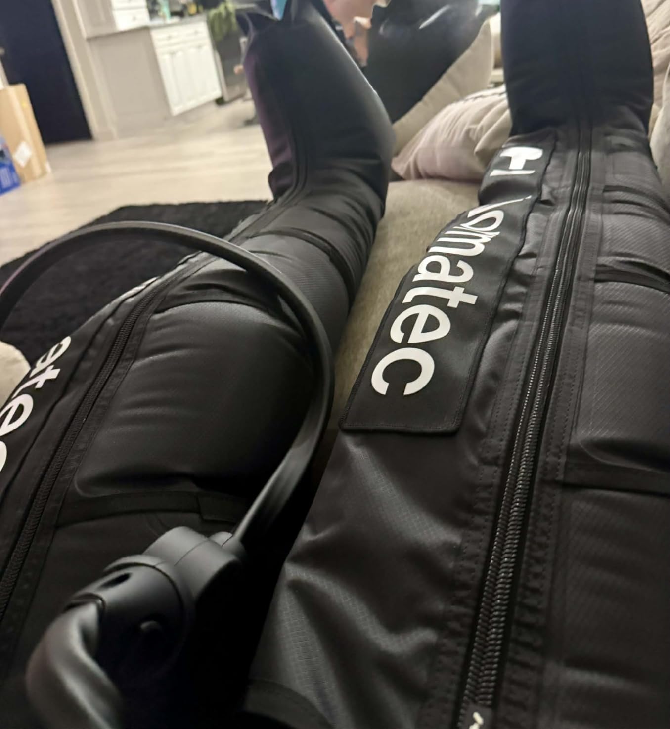 Hyperice Normatec 3 - Recovery System with Patented Dynamic Compression Massage Technology (Normatec 3 Full Body (Standard Legs + Hips + Arms) customer photo 2