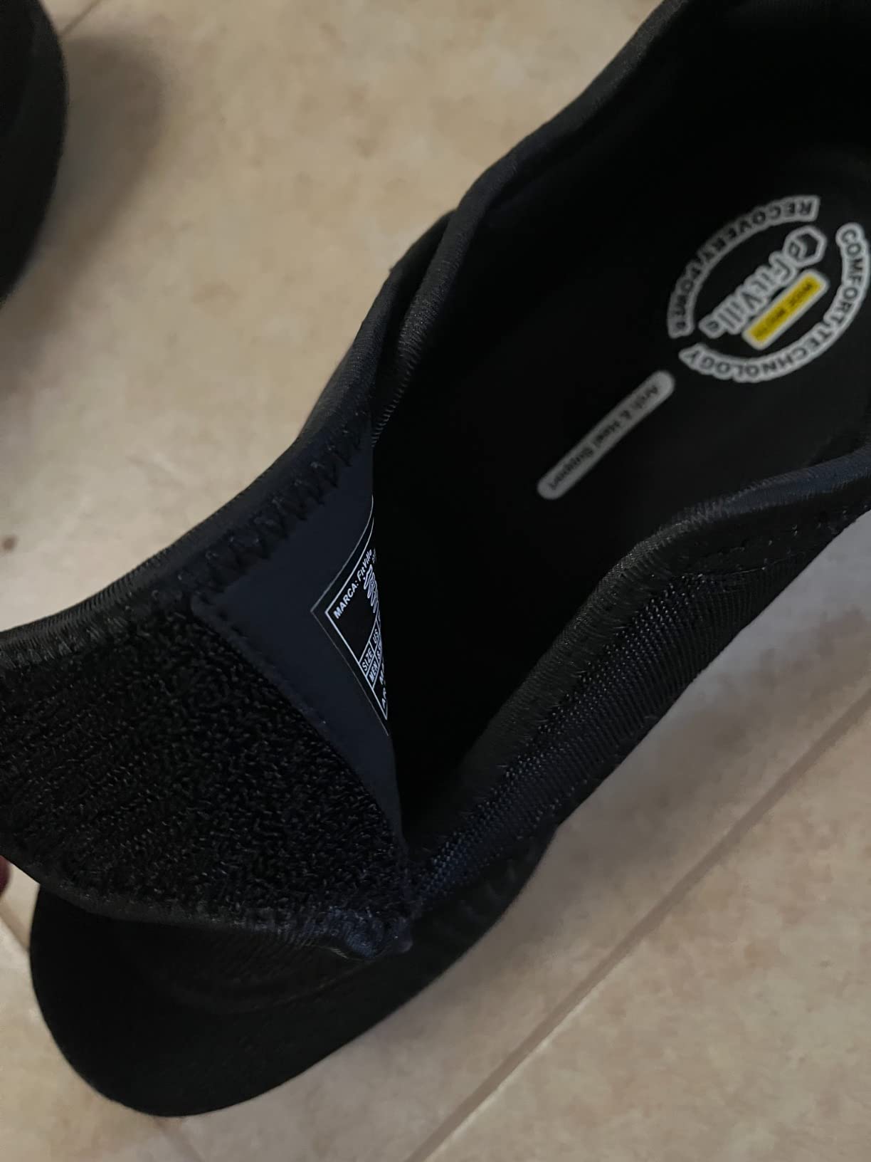FitVille Diabetic Shoes for Men Extra Wide Slip-on Shoes for Swollen Feet Adjustable Walking Shoes for Elderly Foot Pain Relief Neuropathy - EasyTop Wings customer photo 2