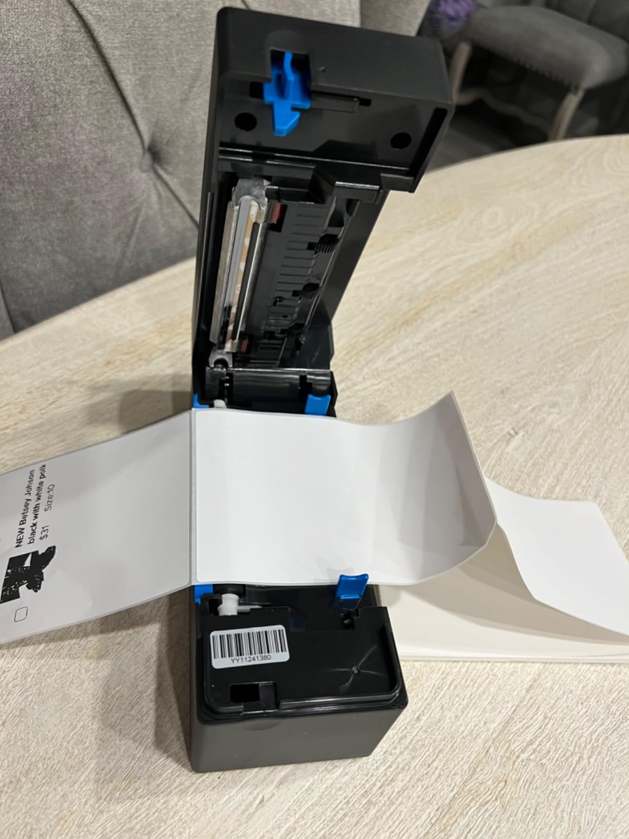 Nelko Bluetooth Thermal Shipping Label Printer, 4x6 Thermal Label Printer | Quick Setup, Fast Speed, Crisp Print Quality, Compatible with iPhone, Android, Windows & Mac, Work with Amazon Shopify Etsy UPS customer photo 2