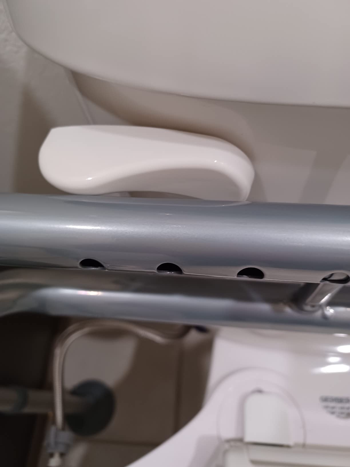 Medical king Toilet Safety Rail - Adjustable Detachable Toilet Safety Frame with Handles Heavy-Duty Toilet Safety Rails Stand Alone - Toilet Safety Rails for Elderly, Handicapped - Fits Most Toilets customer photo 2