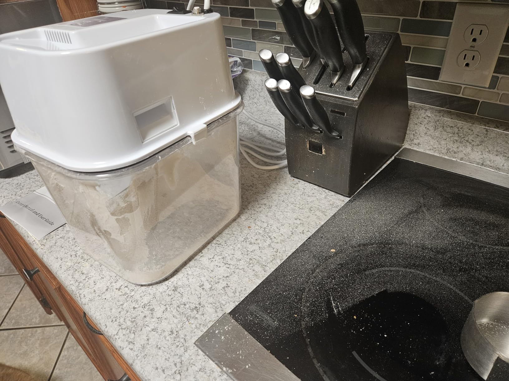 The Kitchen Mill - Electric Grain Mill - High Speed Wheat, Corn, & Grain Grinder, Flour Mill - Assembled in the USA - Stainless Steel Milling Chamber customer photo 2