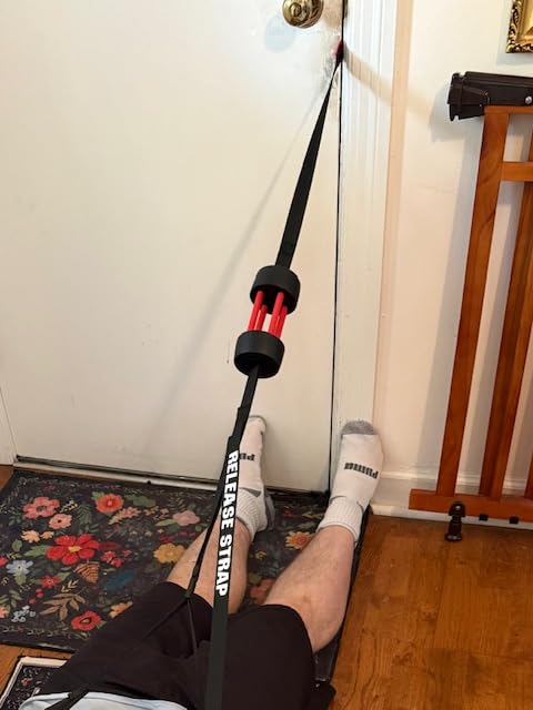 Fisher Traction Patented Lumbar Traction Device (Under 230 lbs) | Lower Back Stretcher for Spinal Decompression customer photo 1