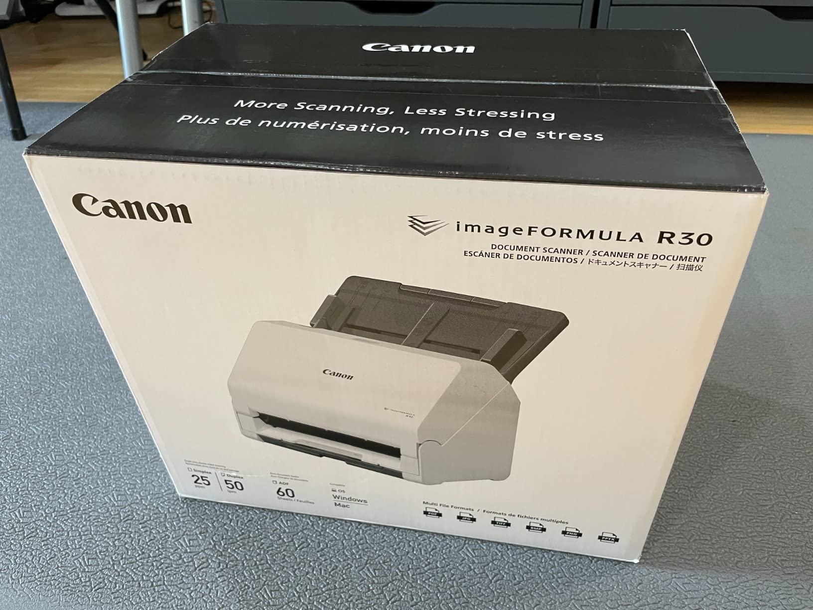Canon imageFORMULA R30 - Office Document Scanner, Auto Document Feeder, Duplex Scanning, Plug-and-Scan Capability, No Software Installation Required customer photo 2