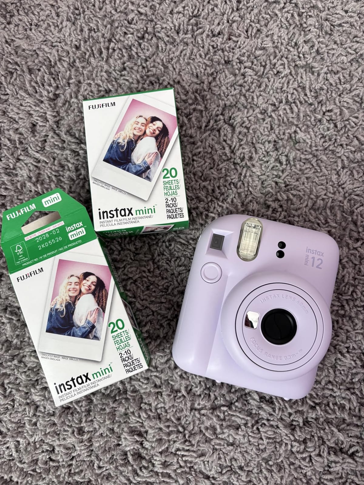 Fujifilm Instax Mini 12 Instant Camera - Lilac Purple customer photo 1