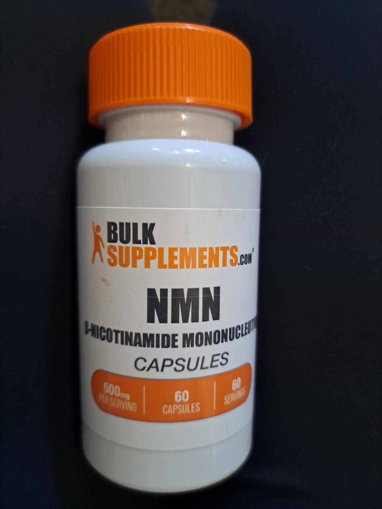 BulkSupplements.com NMN Capsules - Beta-Nicotinamide Mononucleotide, NMN Supplement - Gluten Free, 1 Capsule per Serving (500mg), 60 Count (Pack of 1) customer photo 1