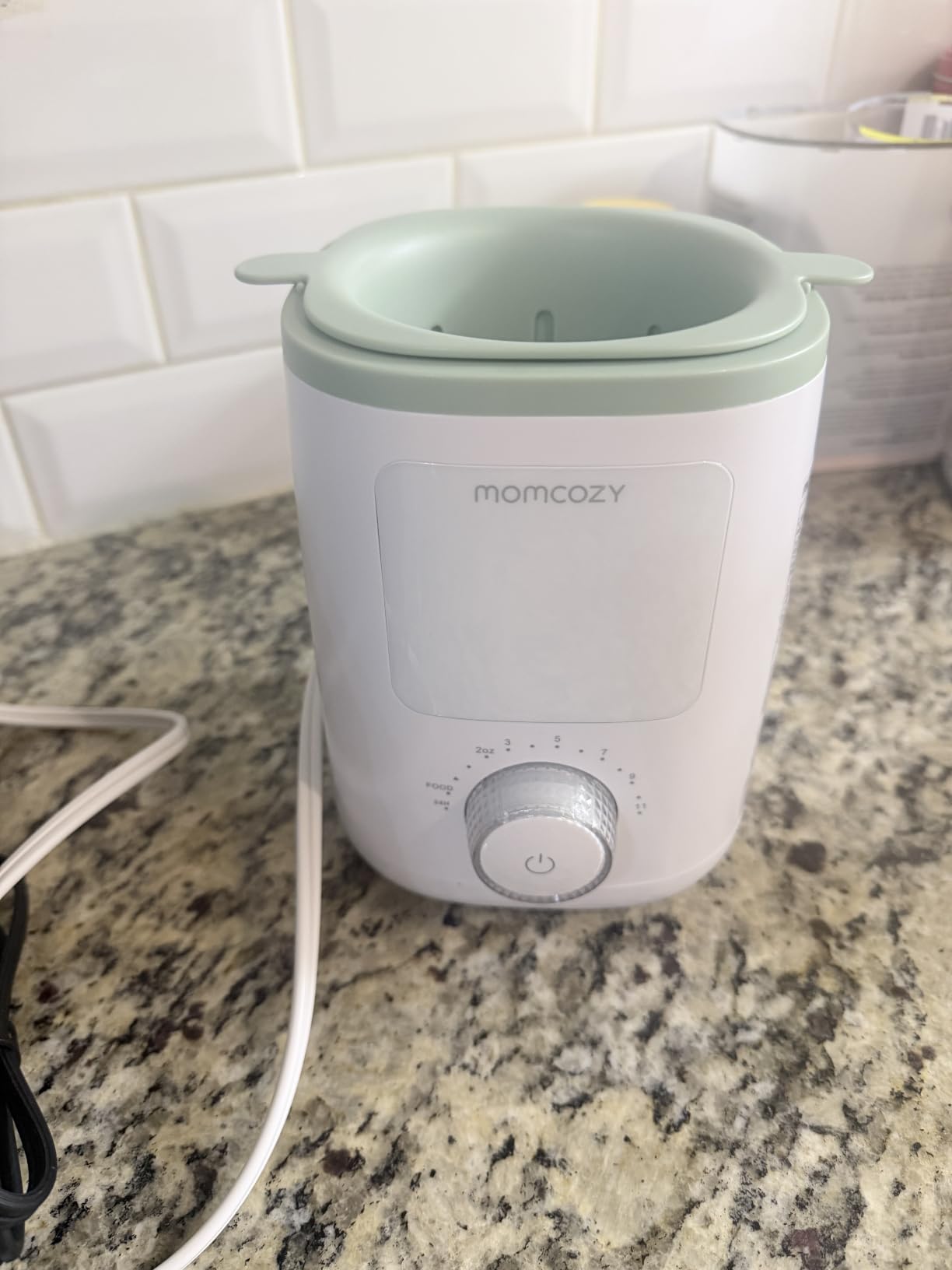 Momcozy Baby Bottle Warmer for Breast Milk Formula Food, Fullest Nutrients Preserved, Fast Heat, Night Light for Nighttime Breastfeeding, One-Touch Easy Use customer photo 2
