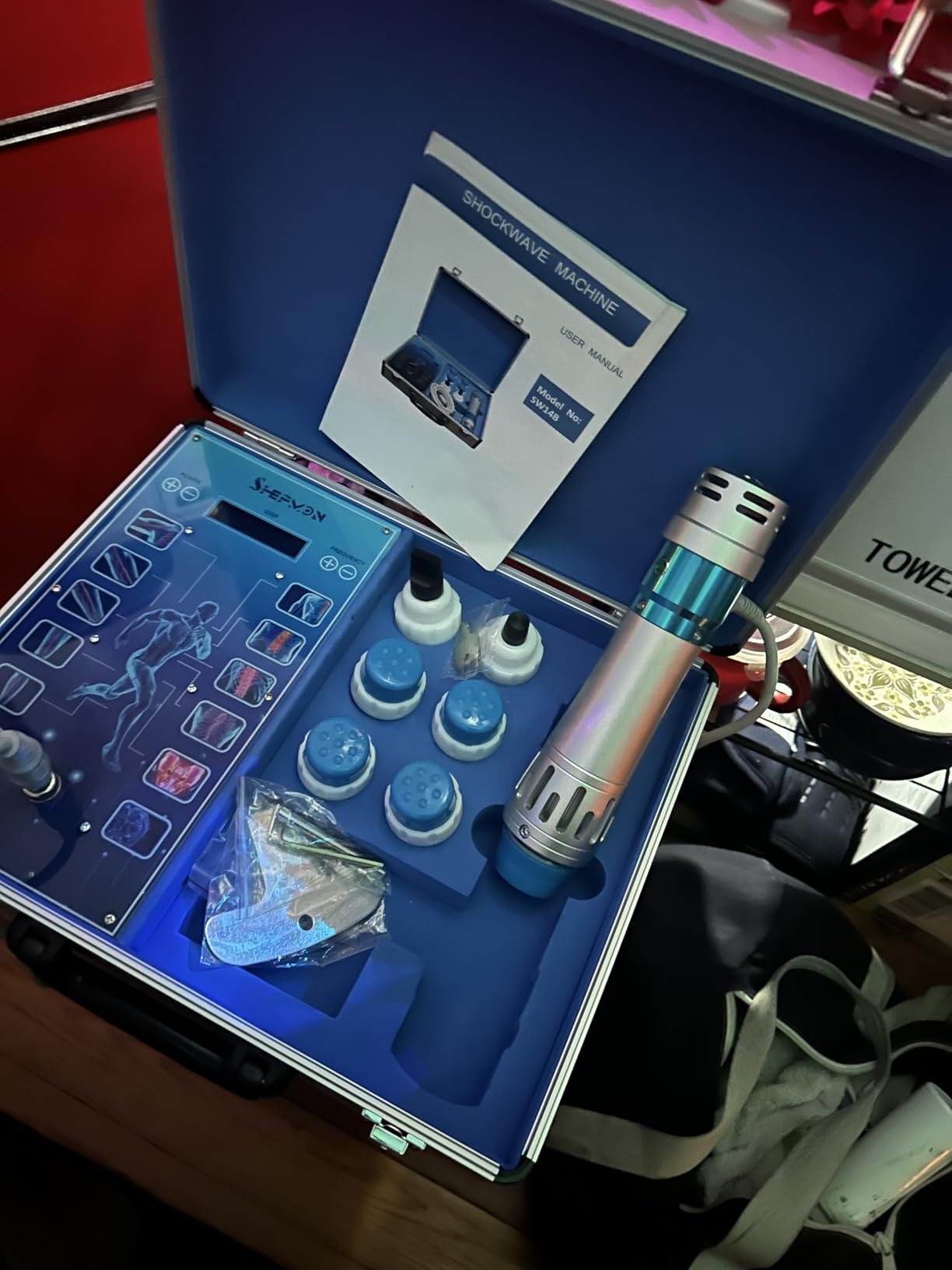 Shockwave Therapy Machine-SW14B | Extracorporeal Shock Wave Therapy Device 7in1 Focused Shockwave Therapy Machine Pain Relief Home Use Body Feet Knees customer photo 1