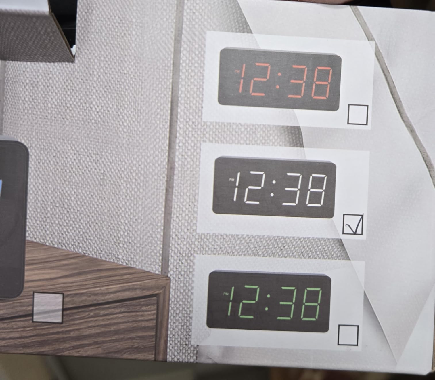 Peakeep Digital Alarm Clock for Bedroom Bedside, Large Display, USB Charger | Electric Clock Battery Backup, Big LED Numbers 5 Dimmers, Loud Volume Adjustable, Easy Set customer photo 2