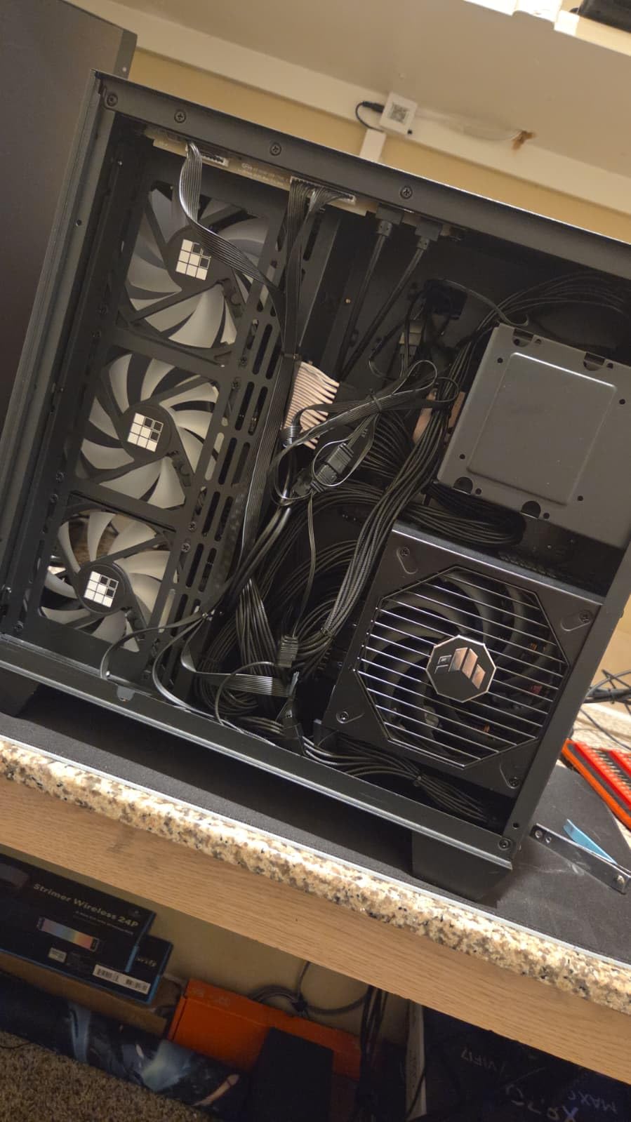 ASUS TUF Gaming 1000W Gold (1000 Watt, ATX 3.1 Compatible Fully Modular Power Supply, 80+ Gold Certified, Military-Grade Components, Dual Ball Bearing, Axial-tech Fan, PCB Coating, 10 Year Warranty) customer photo 1