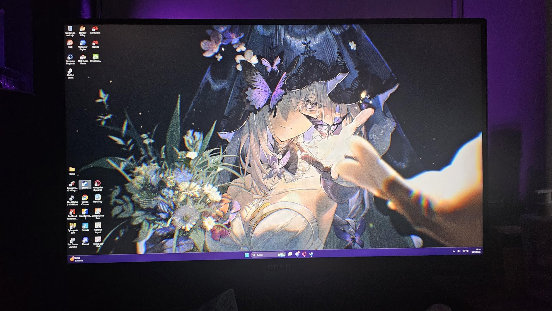 HP OMEN 27q QHD 165Hz Gaming Monitor, QHD Display (2560 x 1440), IPS Panel, 99% sRGB, 95% DCI-P3, 16:9, AMD FreeSync Premium Technology, 27q (2023) customer photo 2