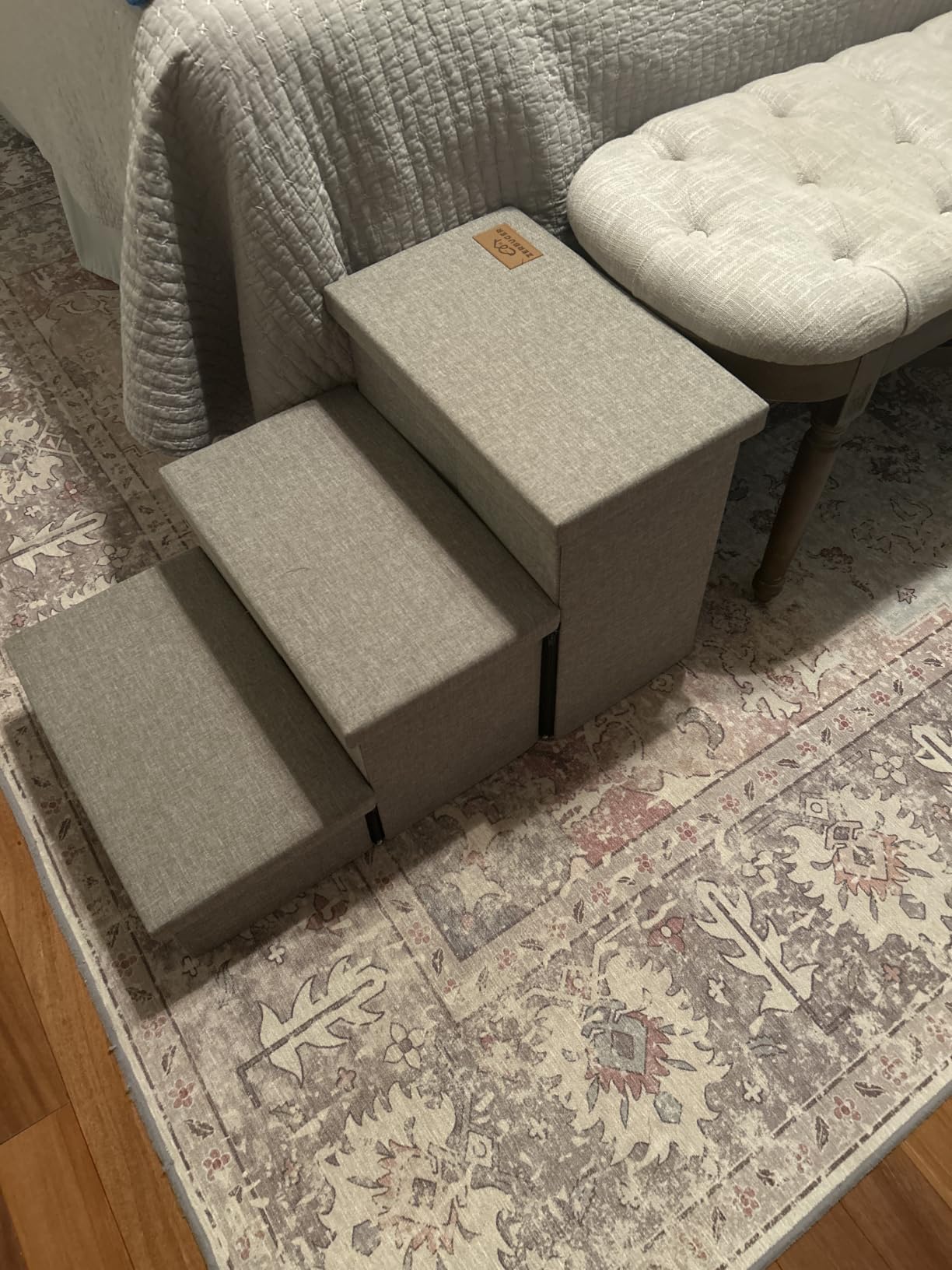 Zerbuger Wider Dog Ramp for High Bed with Storage 18