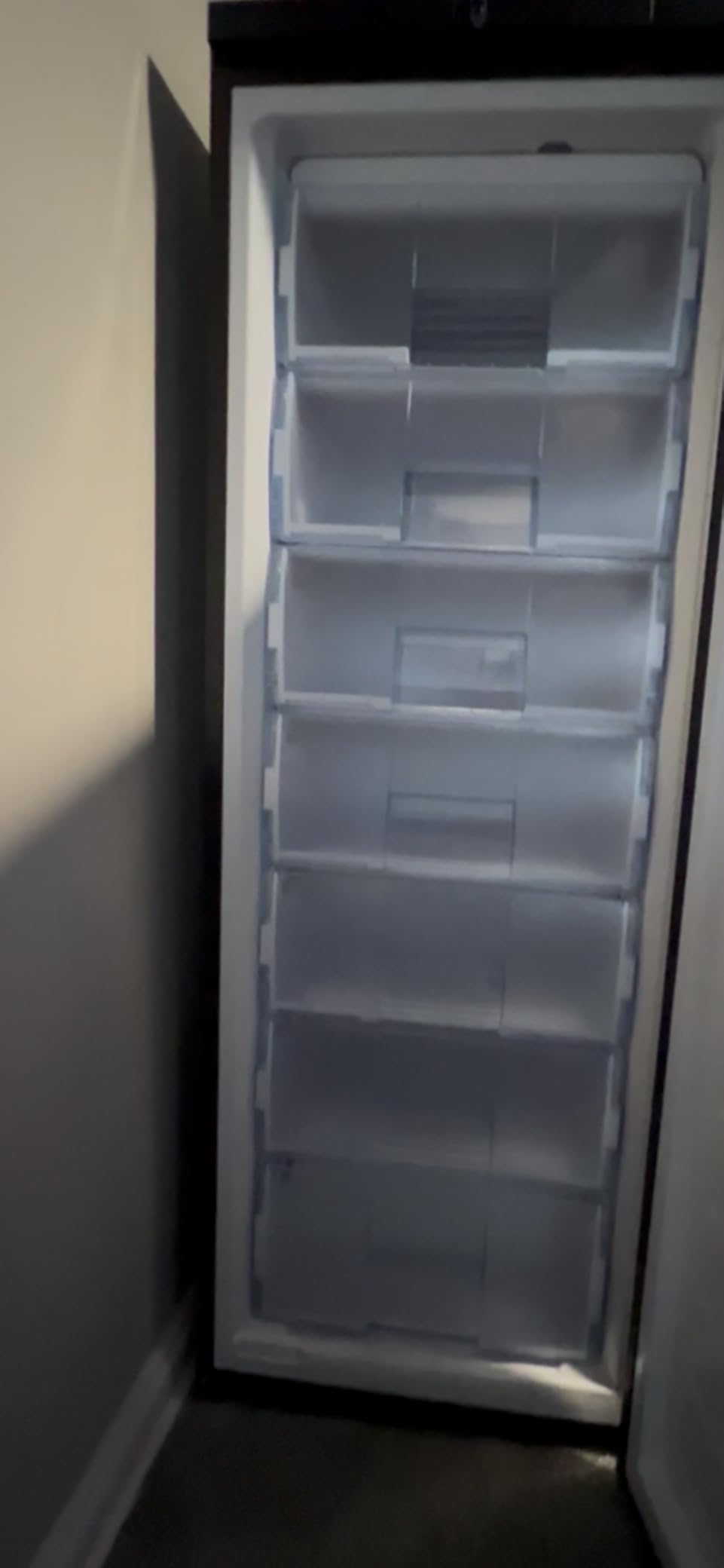 Hamilton Beach Upright Freezer, Deep Freeze, Stainless Steel Freezer with Drawer Compartments, 11 cu. ft. Freezer - 25