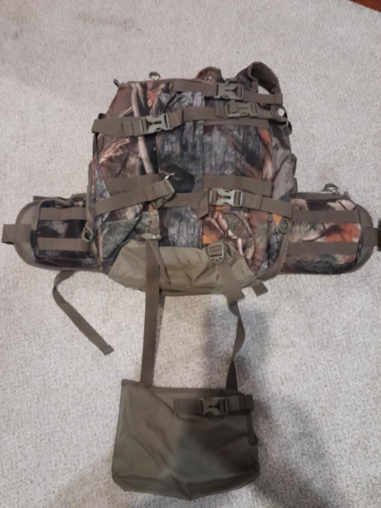 Large Hunting Backpack with padded weapon for Bow Rifle Hunting Gear40L | Rain Cover Included, Silent Fabric, Rifle Bow Carry System, Waterproof, Versatile and roomy, Hunting gifts for men customer photo 1
