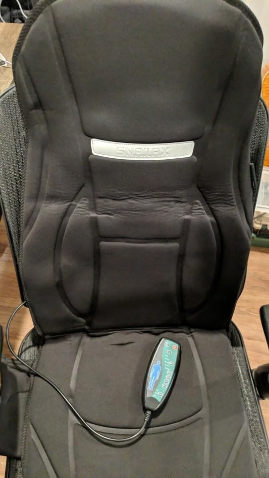 Snailax Vibration Back Massager with Heat, 8 Motors Massage Chair Pad | 5 Modes, Neck, Shoulder, Back & Thighs, Adjustable Intensity, Sofa & Recliner Use, Home & Office, Portable Design, 2026 customer photo 2