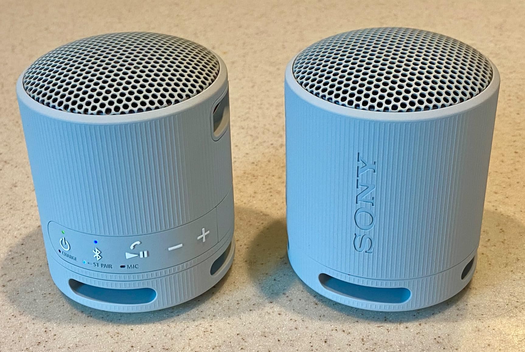 Sony SRS-XB100 Wireless Bluetooth Portable Lightweight Speaker, 16 Hr Battery, Super-Compact Travel Speaker, IP67 Waterproof & Dustproof Shower Speaker customer photo 2