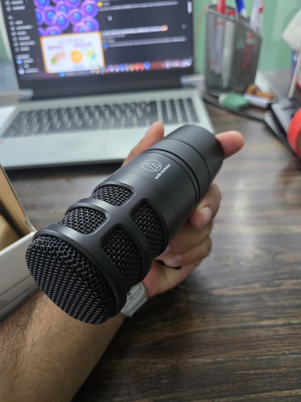Audio-Technica AT2040USB Dynamic USB Microphone customer photo 2