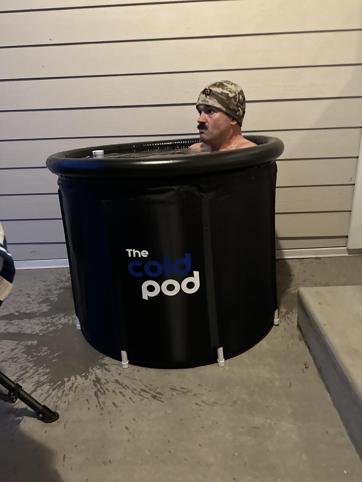 Ice Bath Tub for Athletes XL: Cold Plunge Tub Outdoor with Cover, 116 Gallons Portable Ice Bath Cold Water Therapy Plunge Pool, Large Ice Tub for Cold Dippers at Home customer photo 1