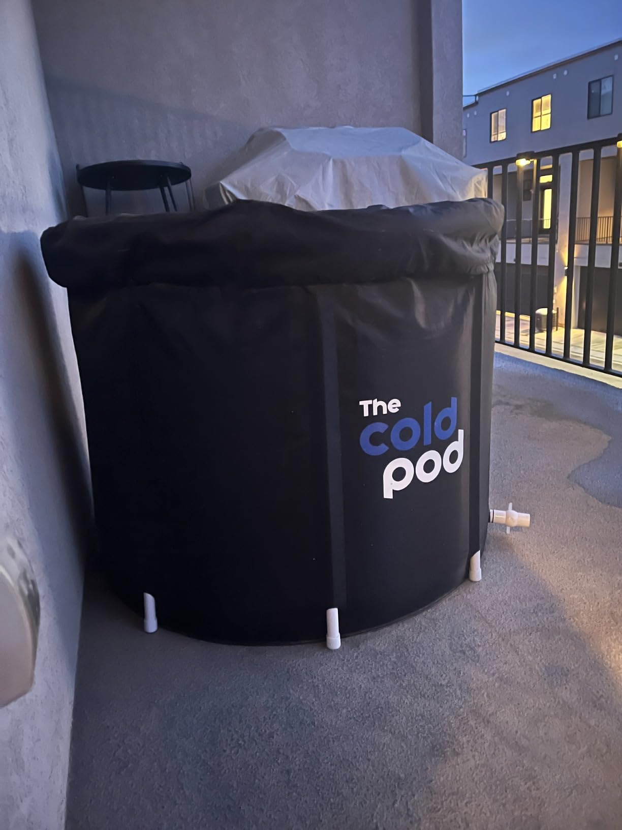 Ice Bath Tub for Athletes XL: Cold Plunge Tub Outdoor with Cover, 116 Gallons Portable Ice Bath Cold Water Therapy Plunge Pool, Large Ice Tub for Cold Dippers at Home customer photo 2