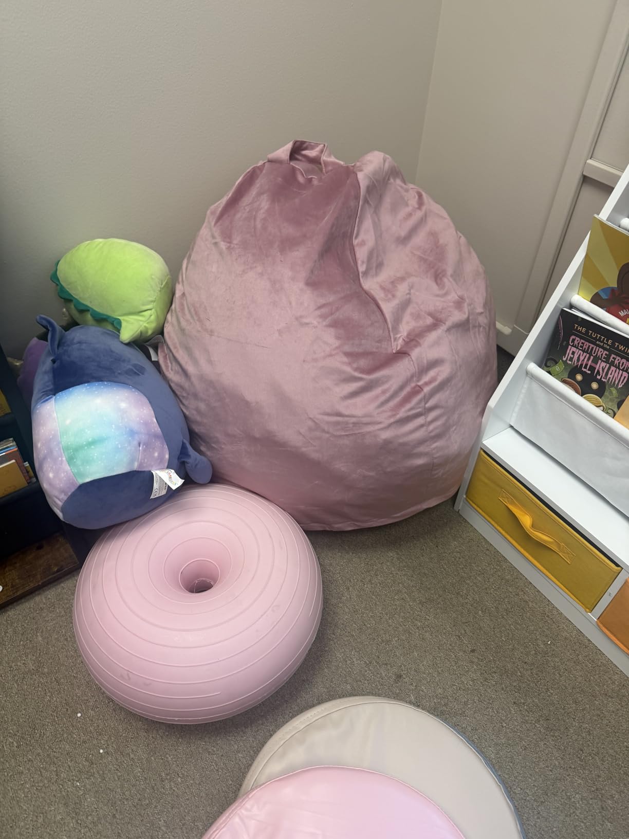 Homguava 6FT Bean Bag Chairs for Adults,Giant Adult Bean Bag Chair,BeanBag customer photo 2