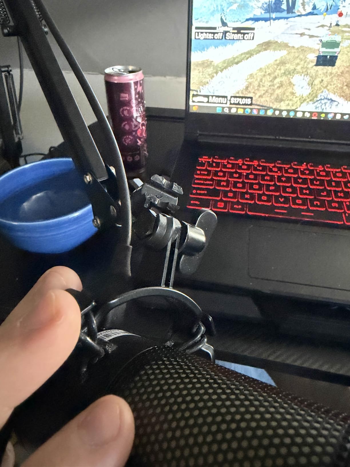 MAONO DGM20S Gaming Microphone for PC with Clear Voice & Noise Reduction | RGB Lighting, Tap-to-mute, Gain Control, Headphone Monitoring and Boom Arm for Discord Gaming, Streaming, Content Creation customer photo 1