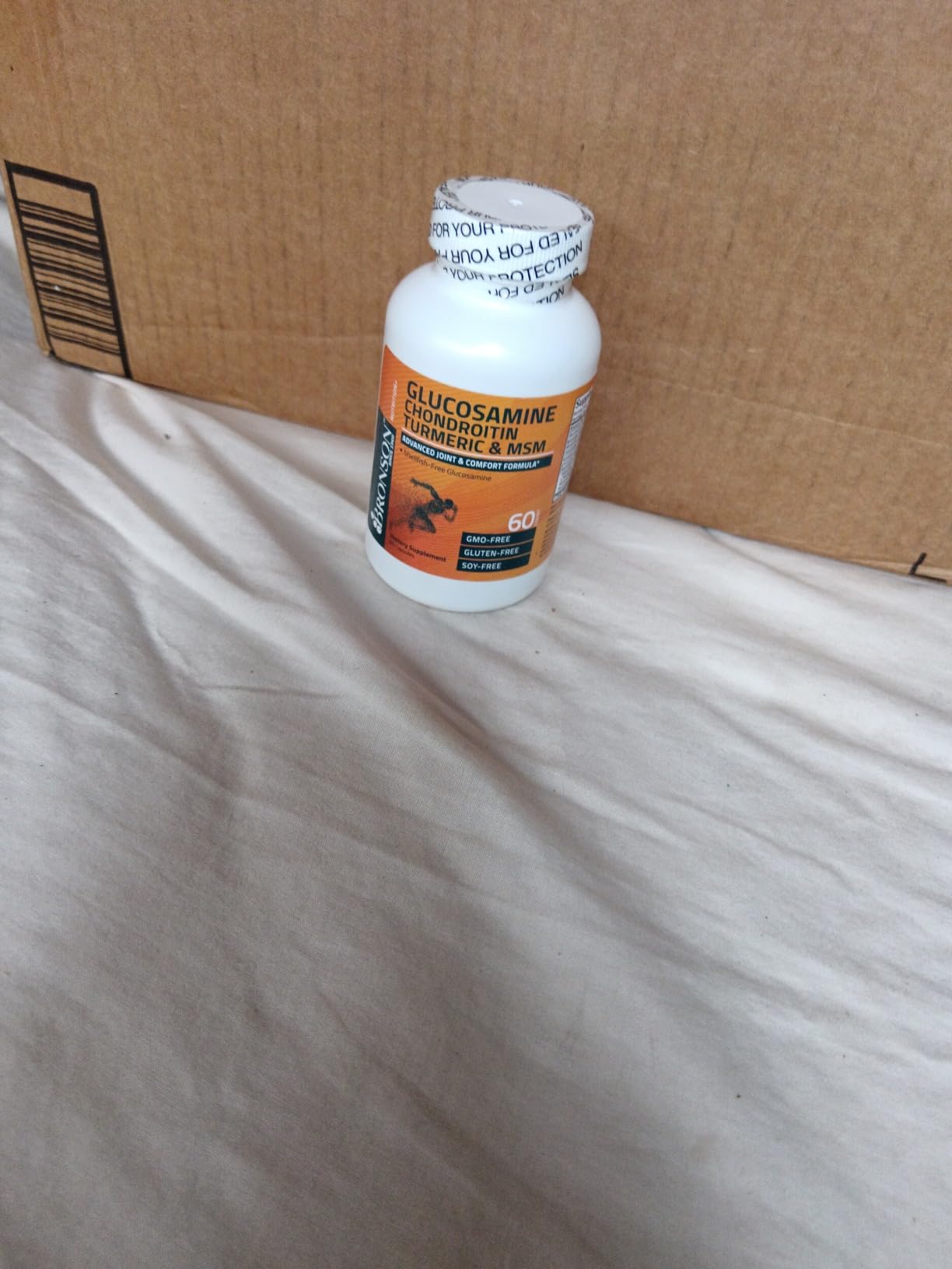 Bronson Glucosamine Chondroitin Turmeric & MSM Joint Support, 60 Capsules, Standardized Boswellia, Shellfish-Free Glucosamine, Mobility & Comfort Support, Non-GMO, Gluten-Free & Soy-Free customer photo 2