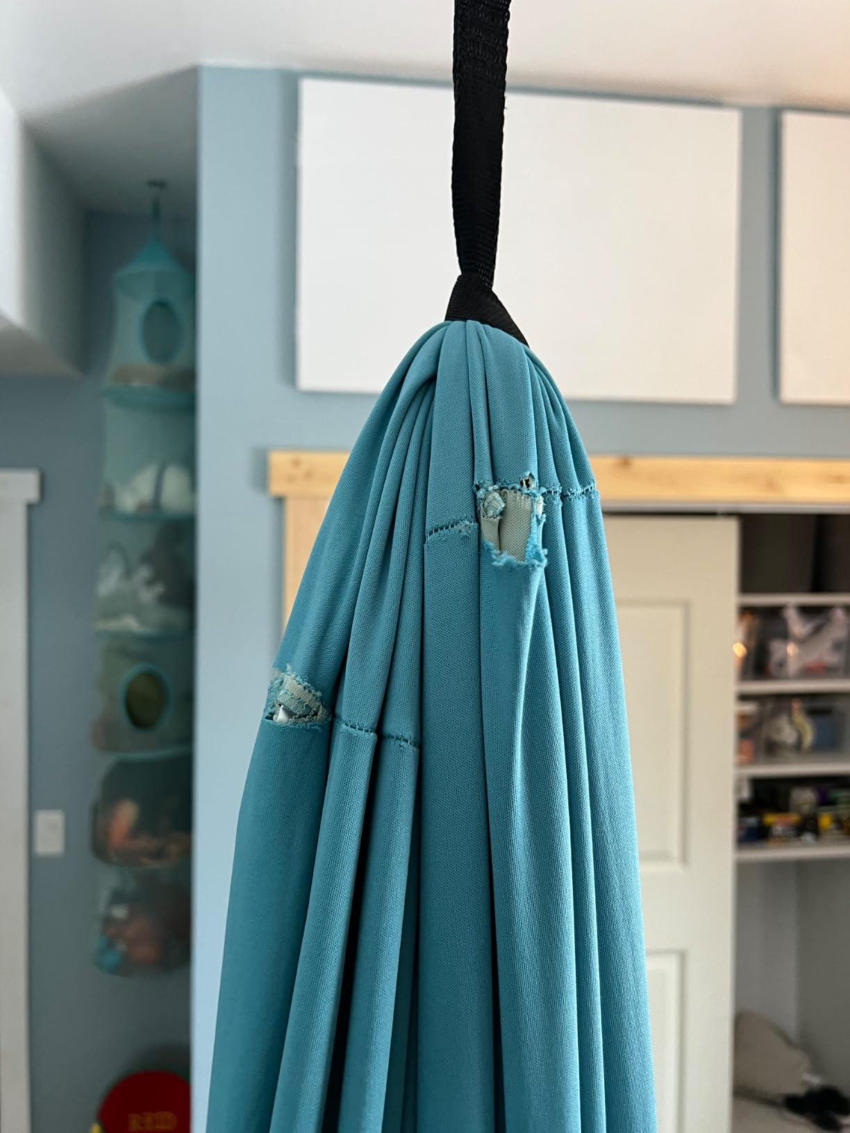 Willow Circle Sensory Swing - Indoor Compression Therapy Swing Hammock, Kids & Adults, with Hardware, for Autism Spectrum Disorder, ADHD, Anxiety, Sensory Processing Disorder (Canyon) customer photo 2